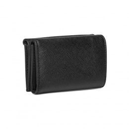 26SS ORB 로고 엔벨로프 사피아노 반지갑 블랙 5115002EW S0021 N401