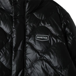 ◆당일◆25FW 리비오 LIVIO 로고 퀄팅 패딩 자켓 블랙 VUDJ31235K0001 BKS