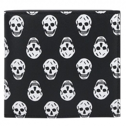 ◆당일◆24SS 스컬 프린트 풀오버 반지갑 블랙 602137 1AAF6 1095