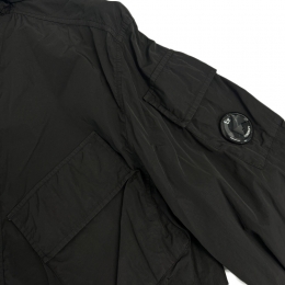 ◆당일◆26SS 렌즈 와펜 크롬 R 후드 오버셔츠 자켓 블랙 20CMOS058A 005904G 999