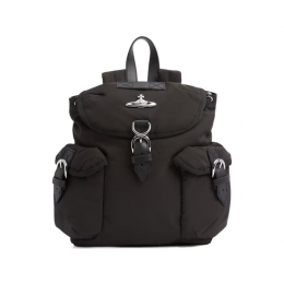 ◆당일◆26SS ORB 은장 로고 하이랜드 스몰 백팩 블랙 4A03000AU W019E N403