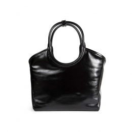 ◆당일◆26SS 로고 자수 아이비 토트&숄더백 블랙 5BA284 2IEO F0002