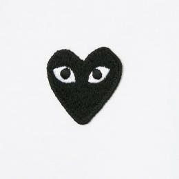 ◆당일◆25FW 블랙 하트 와펜 롱슬리브 티셔츠 화이트 AX-T120-051-2