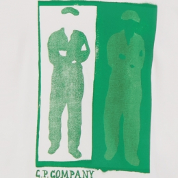 ◆당일◆25SS 프린트 로고 티셔츠 화이트 18CMTS307A 005431G 103