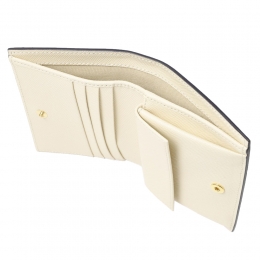 ◆당일◆25FW 사피아노 로코 코인 반지갑 아이보리 PFMOQ14U26 LV520 Z572B