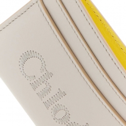 ◆당일◆25FW 로고 자수 카드지갑 와일드그레이 CHC23SP868I10 084