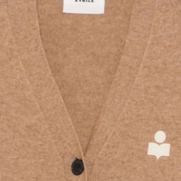 ◆당일◆26SS 카리나 KARINA 로고 가디건 카멜 CA0104FA C1L17E 50CM