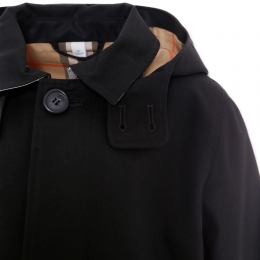 ◆키즈◆키즈 코튼 후드 카코트 블랙 8109261