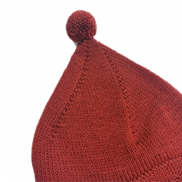 ◆키즈◆키즈 포인티 피크 비니 다크레드 K1072F25 640