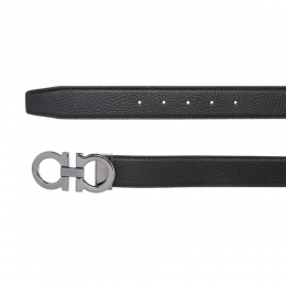 ◆당일◆25FW 은장 간치니 양면 벨트 블랙/브라운 67-9710 0689134