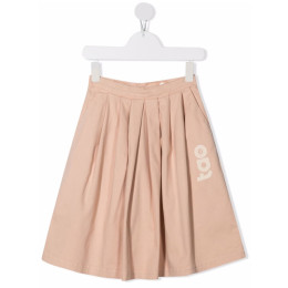◆키즈◆21FW 키즈 로고 프린트 스커트 베이지 F21132 011FN
