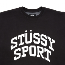 ◆당일◆24SS CRACKLE 로고 기모 맨투맨 워시드블랙 118537 WASHED BLACK