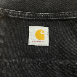 ◆당일◆25SS LANDON 루즈핏 로고 패치 데님 숏팬츠 블랙 I030469 8906