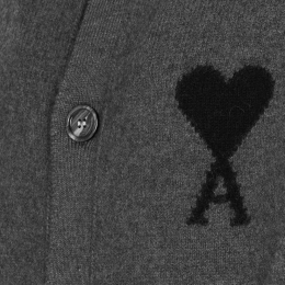 ◆당일◆25FW 하트 로고 울 가디건 다크그레이 UKC368 018 0504