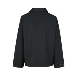 ◆당일◆24FW 로고 자수 셔츠 자켓 블랙 PSAJB H02960 LZZ