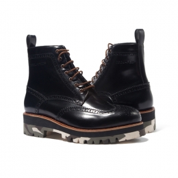 ◆14주년◆카모 아웃솔 레더 앵글부츠 S14 AB102 V249 2124