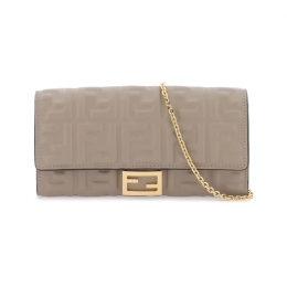 ◆당일◆25FW FF 금장로고 바게트 체인 미니백 베이지 8M0365 AAJD F0E65