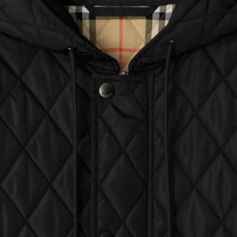 ◆당일◆25FW 브롬리 BROMLEY 다이아몬드 퀄팅 후드 자켓 블랙 8110531