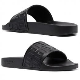 ◆당일◆24SS 엠보스 4G 로고 밴드 슬리퍼 블랙 BE3060E18A 001