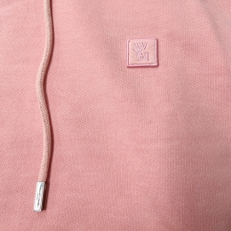 ◆당일◆25FW 플라워 백로고 후드티 핑크 W251TS36 762P