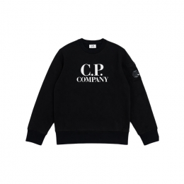 ◆키즈◆키즈 렌즈 와펜 로고 프린트 맨투맨 블랙 20CKSS008B 00LCA69 999