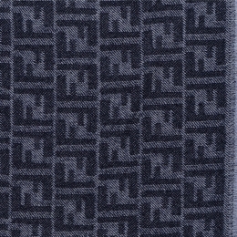 26SS FF 자카드 울 머플러 데님블루 FXS830 AS6L F1Q3B