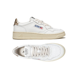 26SS 메달리스트 로우탑 스니커즈 화이트/골드탭 AULW LL06