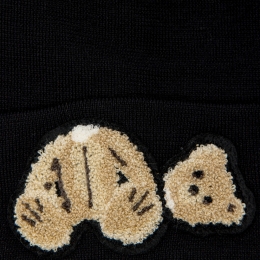 ◆당일◆22FW 테디베어 패치 비니 블랙 PWLC009F22KNI001 1060