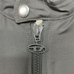 ◆당일◆25SS J-BLINK-A 로고 바이커 자켓 그레이/화이트 A17369 0PDAI 98B