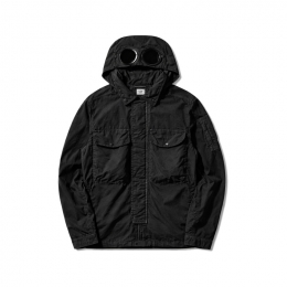 ◆당일◆26SS 렌즈 와펜 플랫나일론 고글후드 셔츠자켓 블랙 20CMOS017A 005991G 999