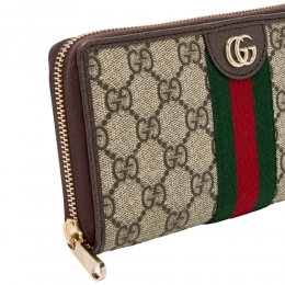 ◆당일◆26SS GG 오피디아 웹 장지갑 베이지 838484 FAE0L 9746