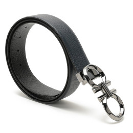 ◆당일◆25SS 더블 간치니 양면 벨트 블루/블랙 67-9939 0735908