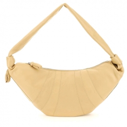 ◆13주년◆라지 크루아상 힙색&크로스백 베이지 BG252 LL095 270