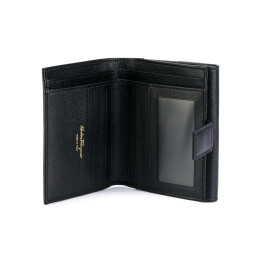 ◆당일◆25SS 금장 간치니 클래스프 코인 반지갑 블랙 22-C877 0673998