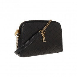 ◆당일◆26SS 로고 퀄팅 가비 파우치 숄더&크로스백 블랙 733667 1EL07 1000