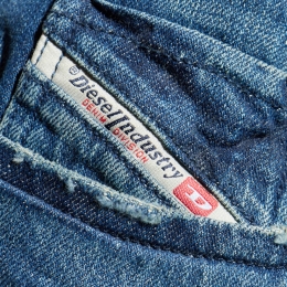 ◆당일◆26SS 1985 LARKEE 레귤러핏 로우웨이스트 스트레이트 데님팬츠 블루 00C06P 0KIAL 01