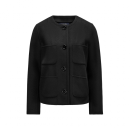 ◆당일◆25FW 레지나 REGINA 숏 카라 울 자켓 블랙 2529046013 013