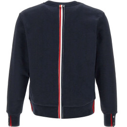 ◆당일◆25SS 백 삼선 크루넥 클래식 맨투맨 네이비 MJT085A 03377 415