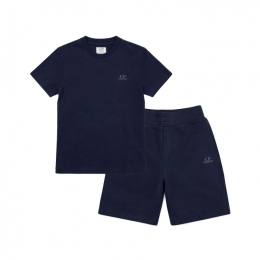 ◆키즈◆여성 로고 프린트 하프 저지 셋업 네이비 20CKTA009C 00LAA17 888