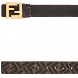◆당일◆25SS FF 리버서블 벨트 브라운/다크브라운 7C0541 ASIW F1S9U