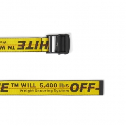 ◆14주년◆인더스트리얼 로고 벨트 옐로우 OMRB039R20647001 6000