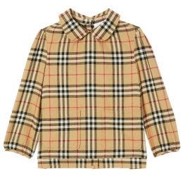 ◆12주년◆여성 CAROLE 체크 셔츠 아카이브베이지 8032738