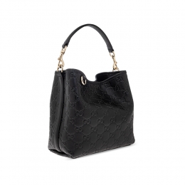 ◆당일◆25FW GG 엠블럼 스몰 버킷백 블랙 815118 AAFDV 1000