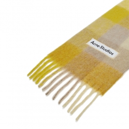 ◆당일◆25FW 시그니처 로고 패치 체크 머플러 멀티 CA0084 CQX