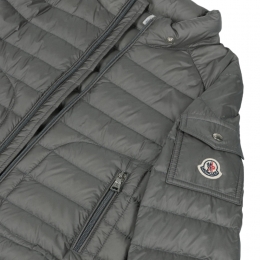 ◆키즈◆키즈 라우로스 LAUROS 로고 패치 암 포켓 패딩자켓 그레이 1A000 36 597YF 905