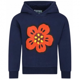 ◆키즈◆23FW 키즈 보크 플라워 프린팅 후드티 네이비 K25837 84A