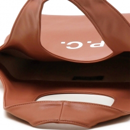 ◆당일◆26SS 니논 NINON 로고 프린팅 스몰 토트백 다크핑크 PUAAT M61861 FAQ