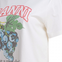 ◆당일◆25FW 그레이프 프린트 로고 티셔츠 이그리트 T4230 135