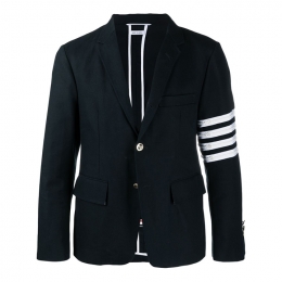◆당일◆사선 완장 클래식 블레이저 네이비 MJU490E 07738 415