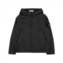◆키즈◆여성 로고 패치 나일론 후드자켓 블랙 L1S16 4100003 S0A23 V0029